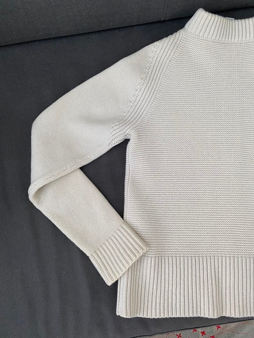 エルメス ジッパー付きニットセーター