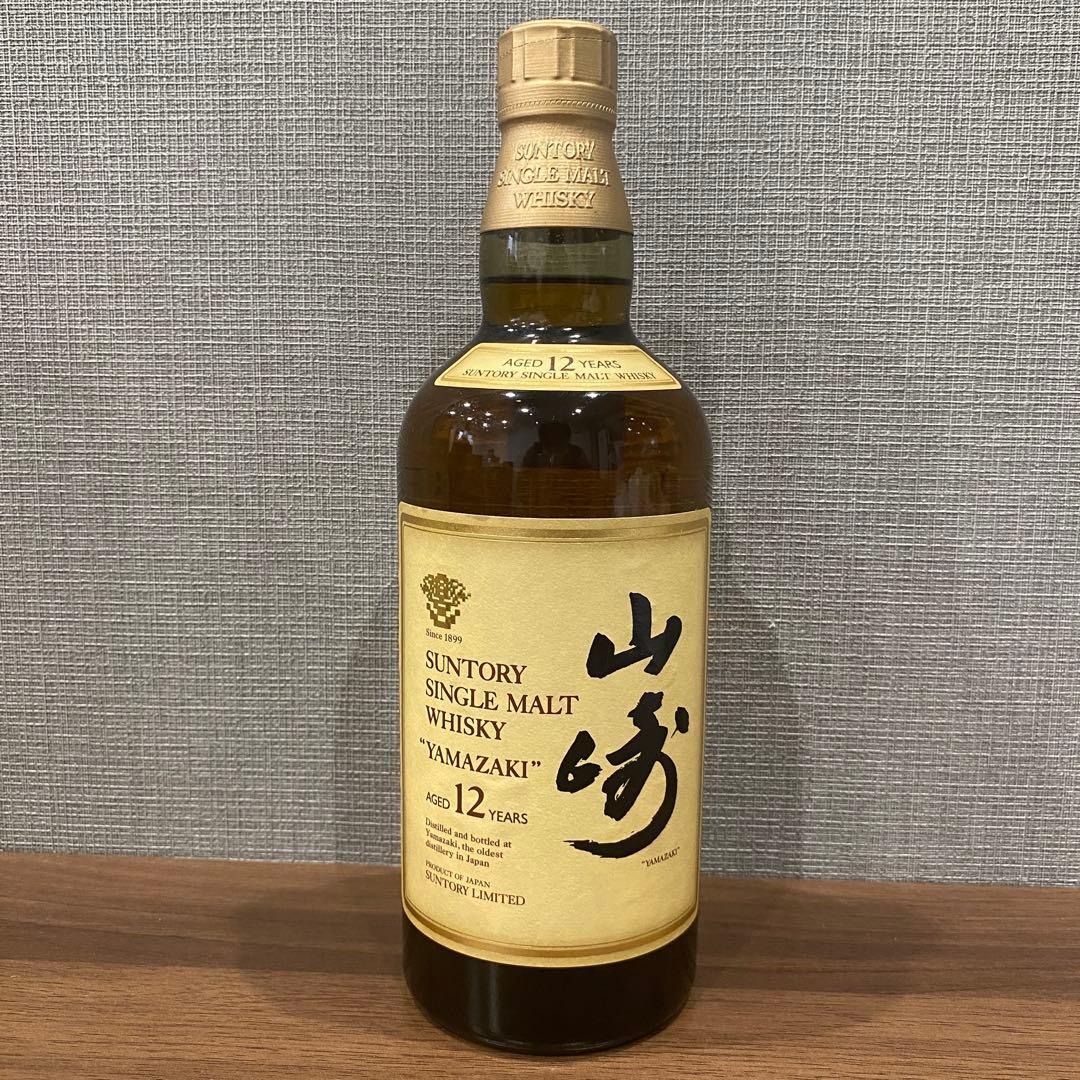 【希少】響マーク サントリー 旧デザイン シングルモルト 山崎12年 750ml