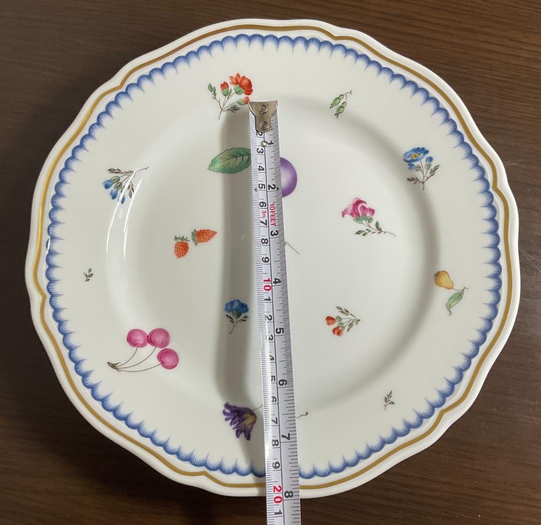 リチャードジノリ　イタリアンフルーツ　プレート24.5㎝×5セット（美品）