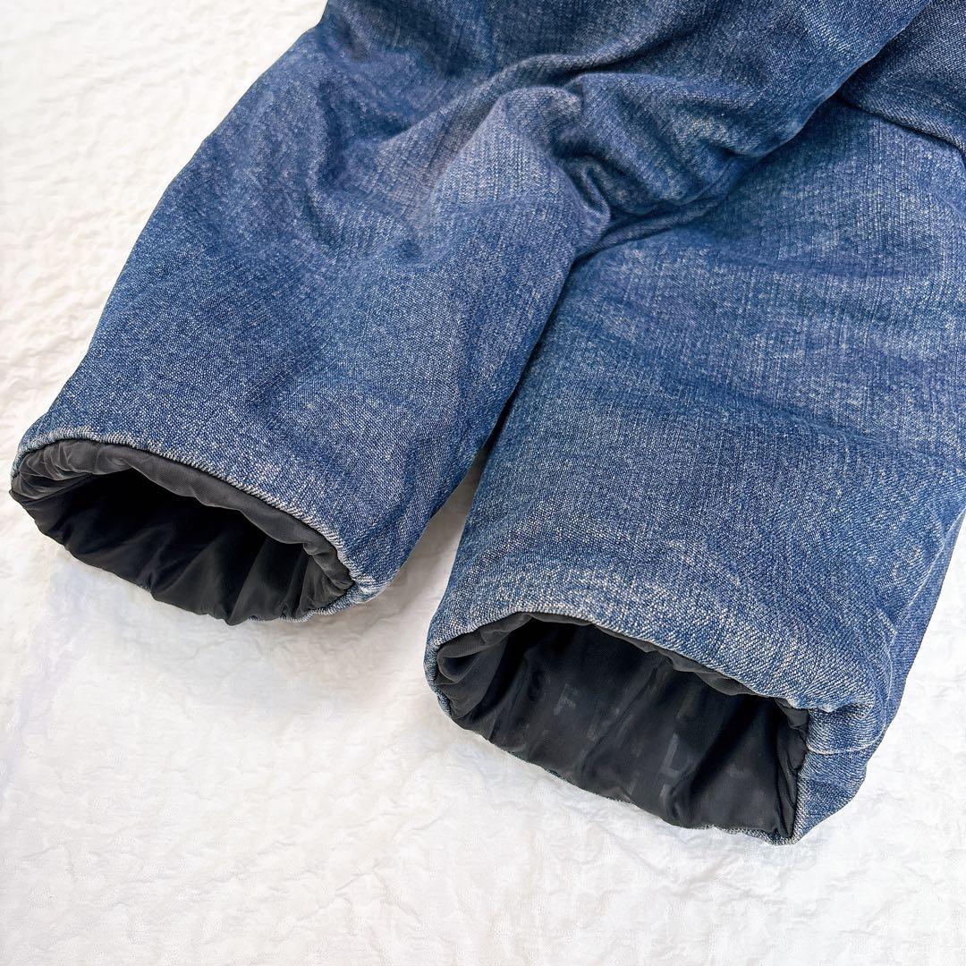 FENDI リバーシブル　デニムダウンジャケット　ズッカ　FF総柄