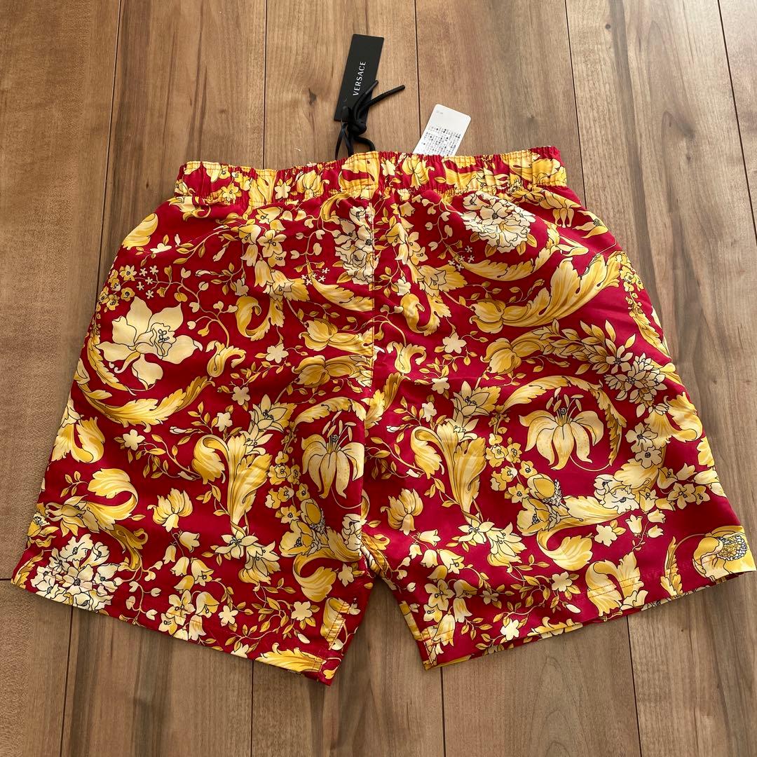 VERSACE ヴェルサーチェ 水着 スイムウェア レッド