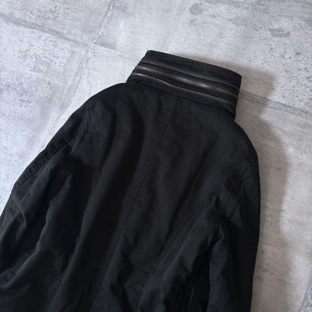 00s 平成ギャル ミリタリーファイヤーマンジャケット ボリュームネック y2k