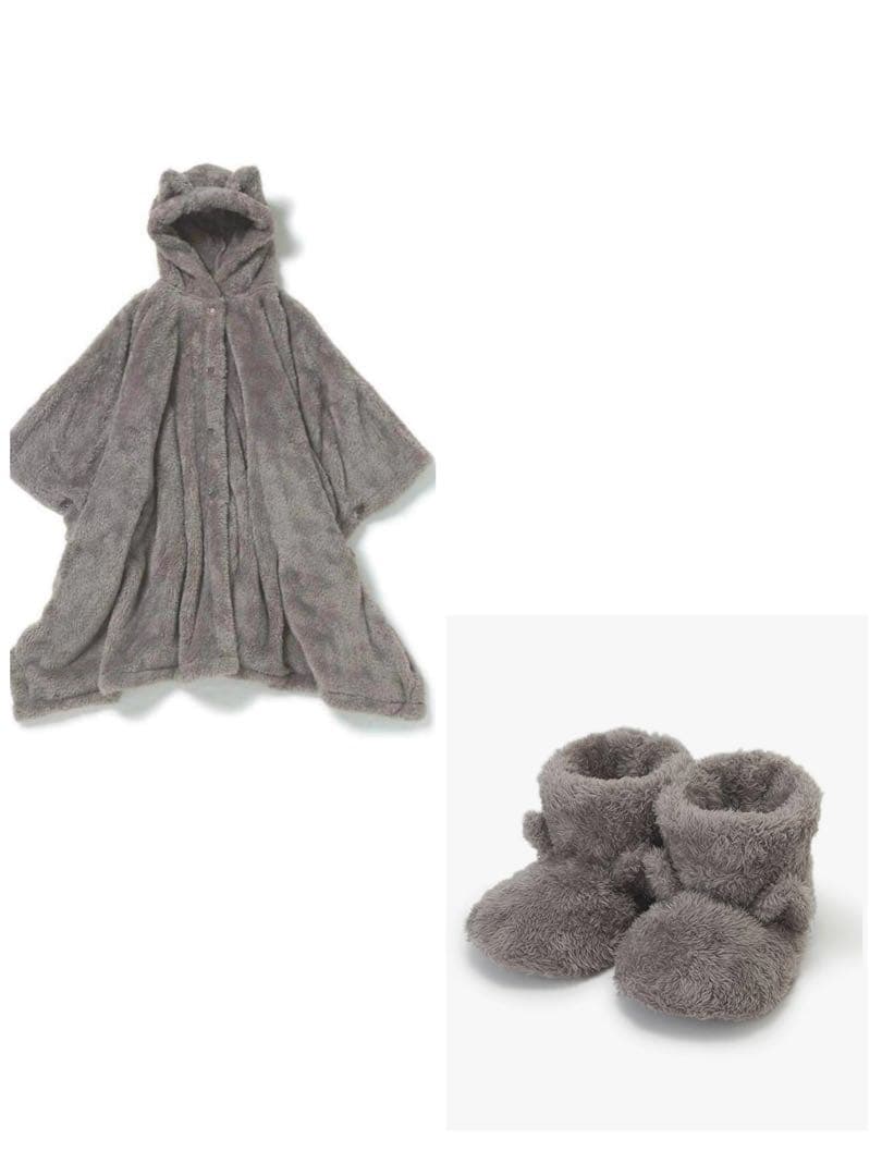 猫　CAT 着る毛布　ルームシューズ　ブーツ　セット　ジェラートピケ sleep