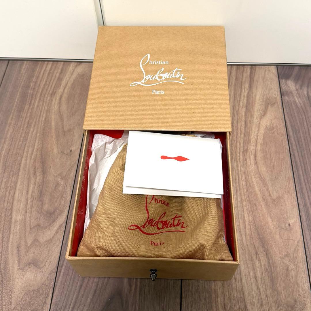 Christian Louboutinルブタン メンズベルト レザー 黒赤