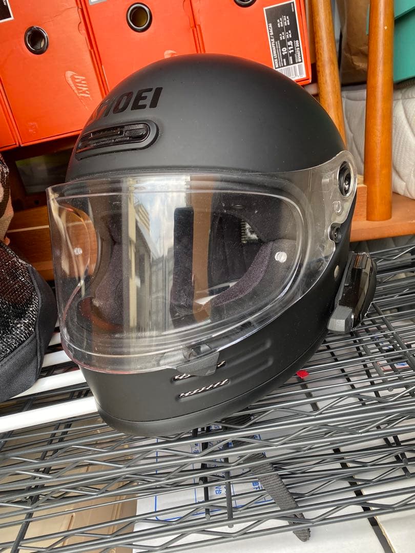 SHOEI フルフェイスヘルメット マットブラック　b-com付き