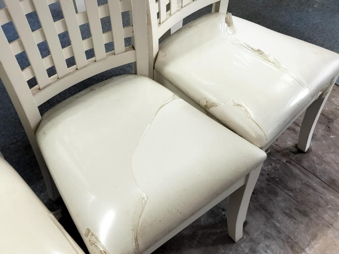 引き取り限定！分解できます。　大理石風　テーブルと椅子の５点セット