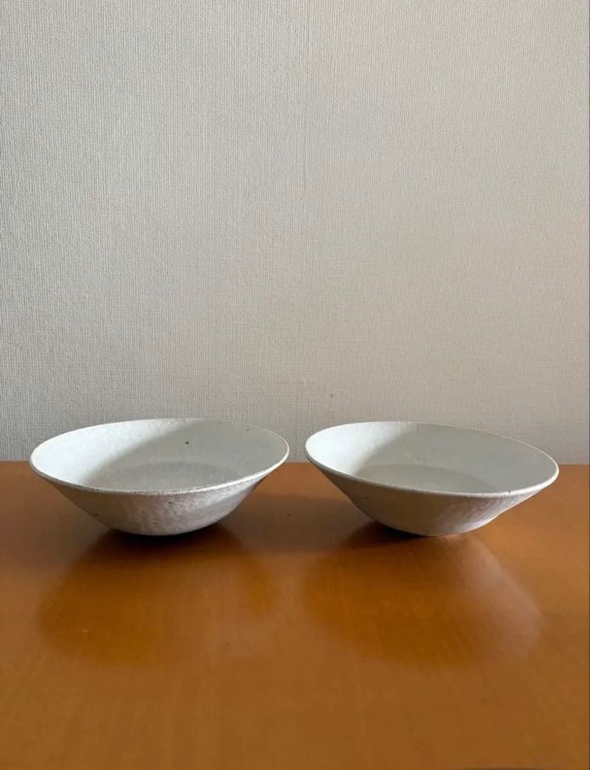 【未使用】清岡幸道さん リムボウル リム鉢　2枚セット　約20cm