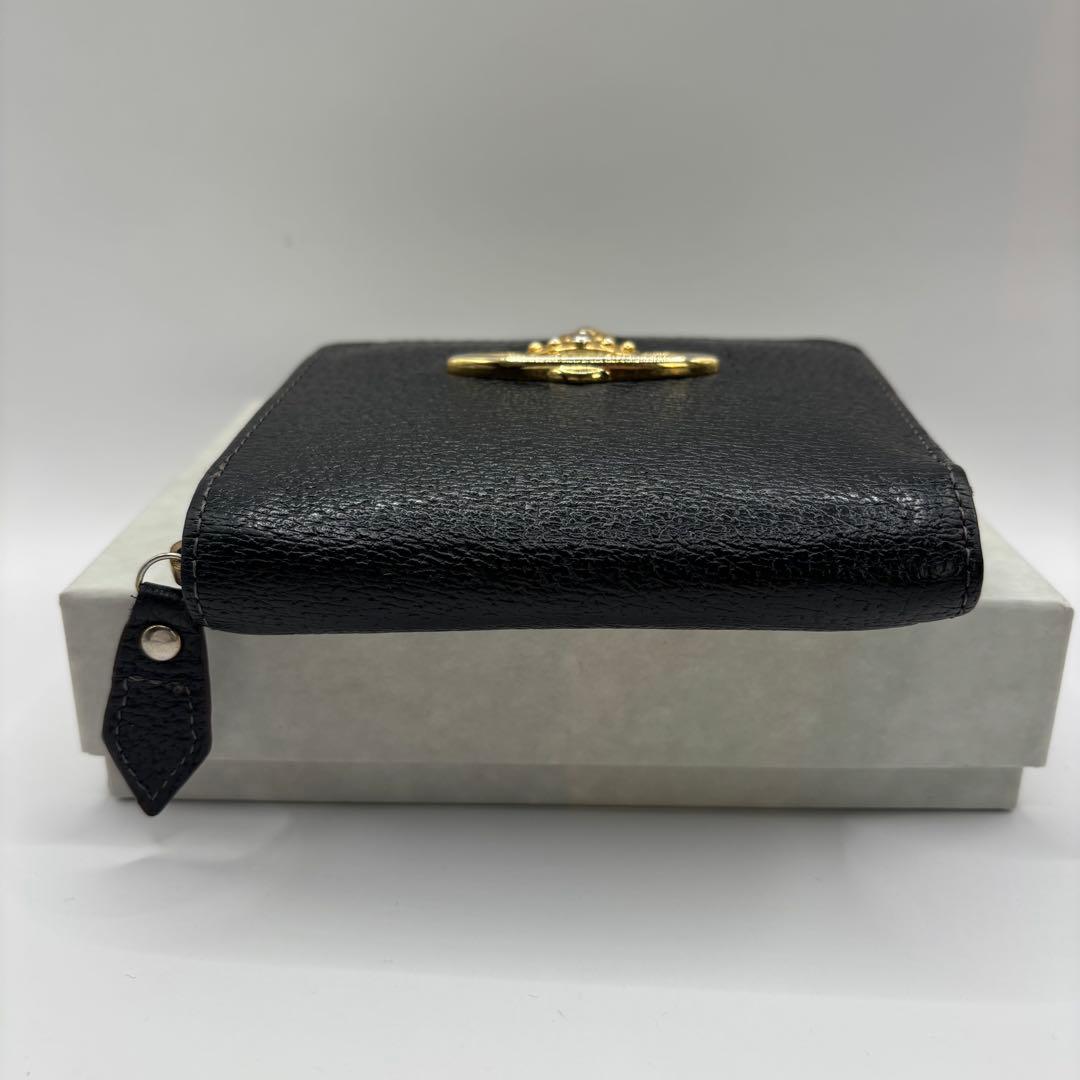 vivienne westwood 二つ折り財布　ラウンドジップ　ブラック　財布