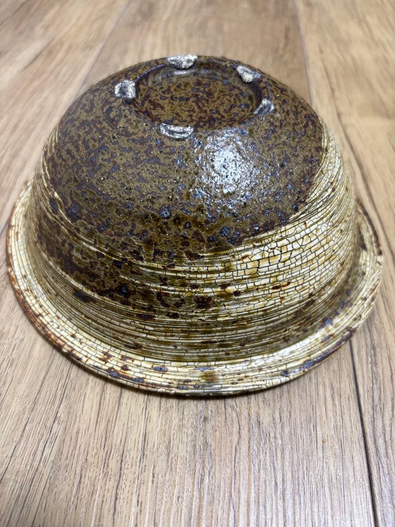 余宮隆 師:中里隆 刷毛目 大鉢 希少品 かいらぎ 梅花皮 中川自然坊 作家さん