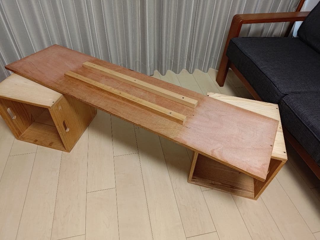 木製オープンシェルフ 扉付き ベルメゾン