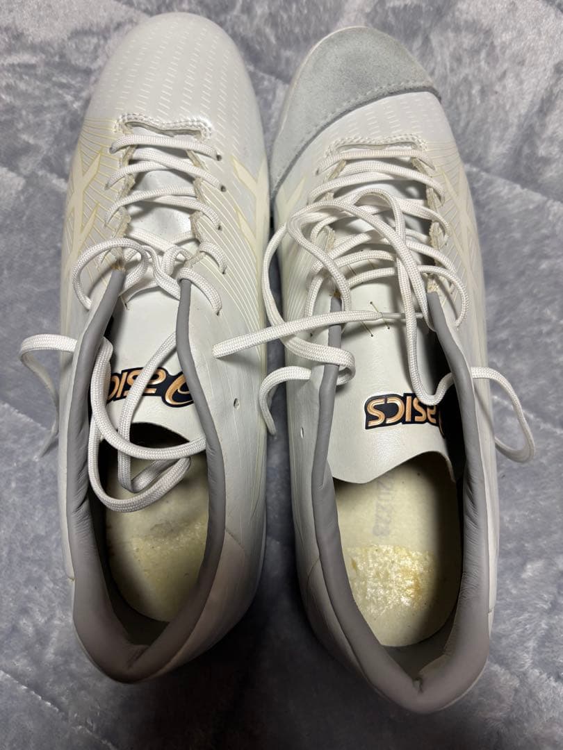 アシックス　P革付き野球スパイク　28.5