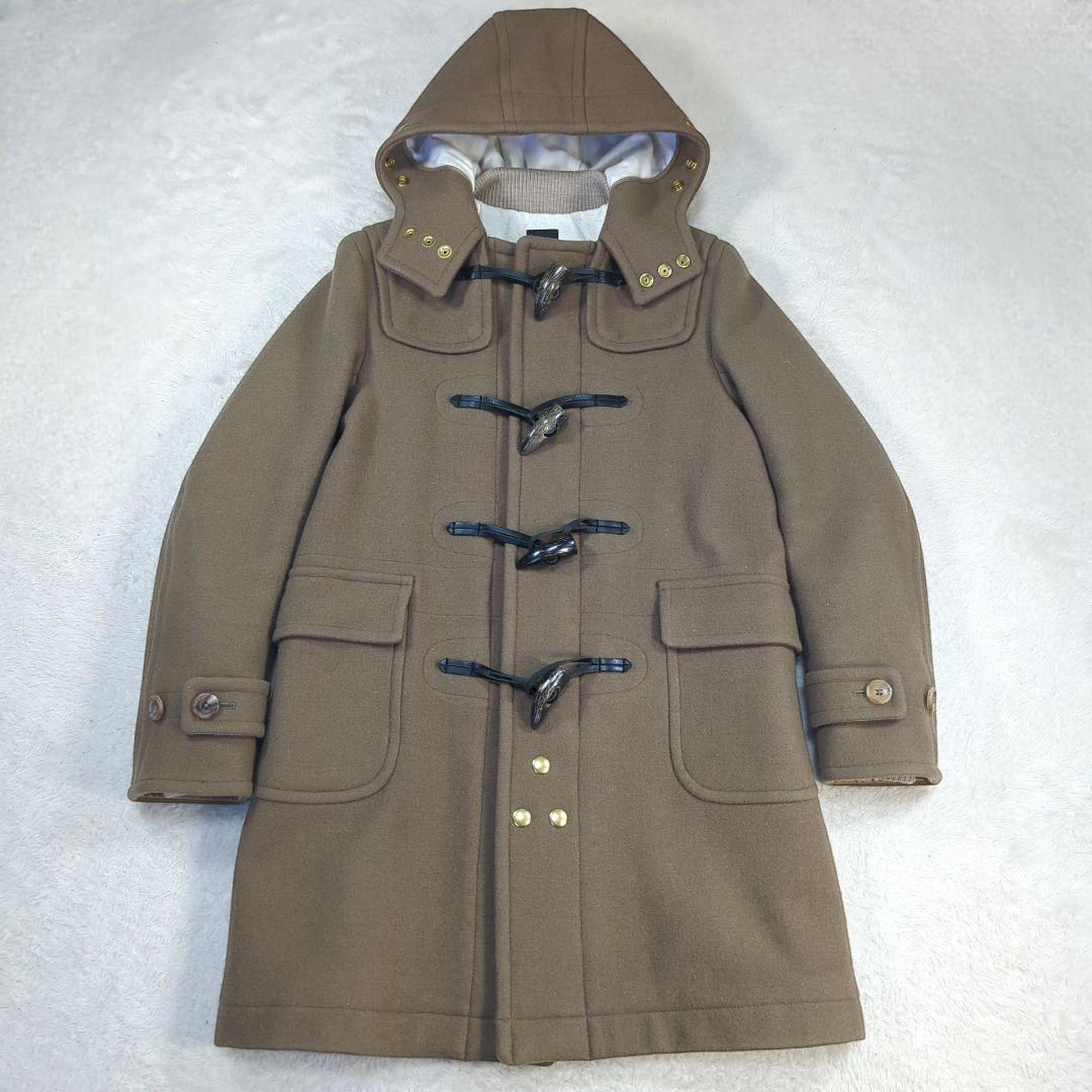 サイベーシックス✨イエナ別注　カシミヤ混　３６ ウールダッフルコート　ブラウン