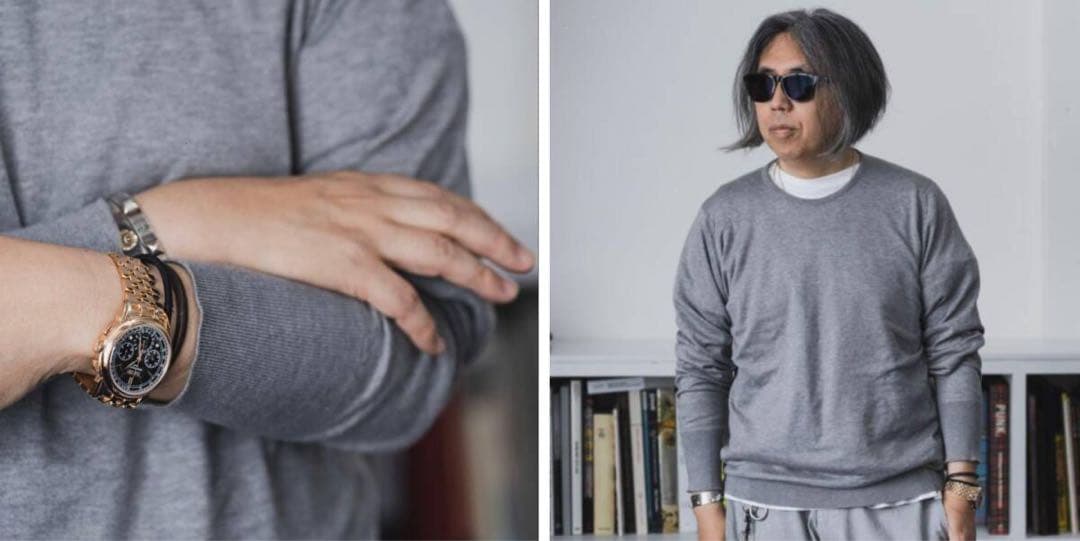 国内新品 エルメス 藤原ヒロシ ミニクルー クルー・ドゥ・H バングル　LG