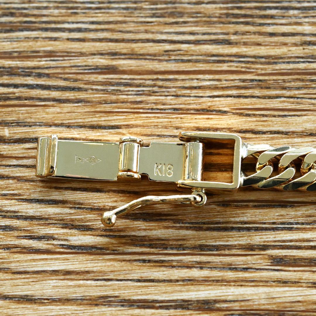 【新品】18金喜平ブレスレット6面ダブル10g18cm造幣局検定マーク刻印入