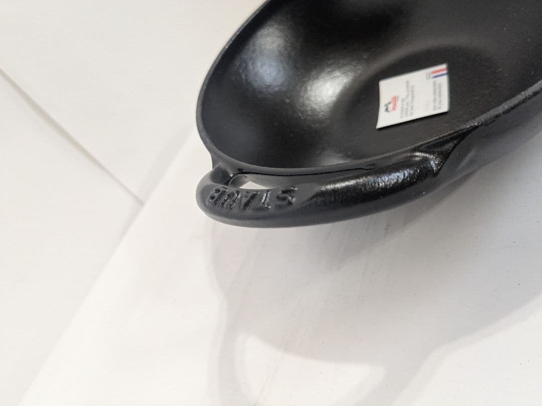 【未使用】staub ストウブ 「 ベビー ウォック 16cm ブラック 」