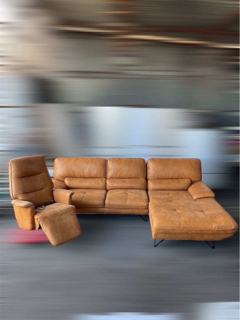 2/7までの出品・最終値【直接取引限定】リラックスフォーム　カウチソファセット