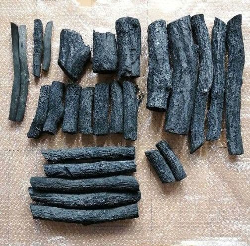 消臭置物　消臭飾り　大器飾り　備長炭　焼物器