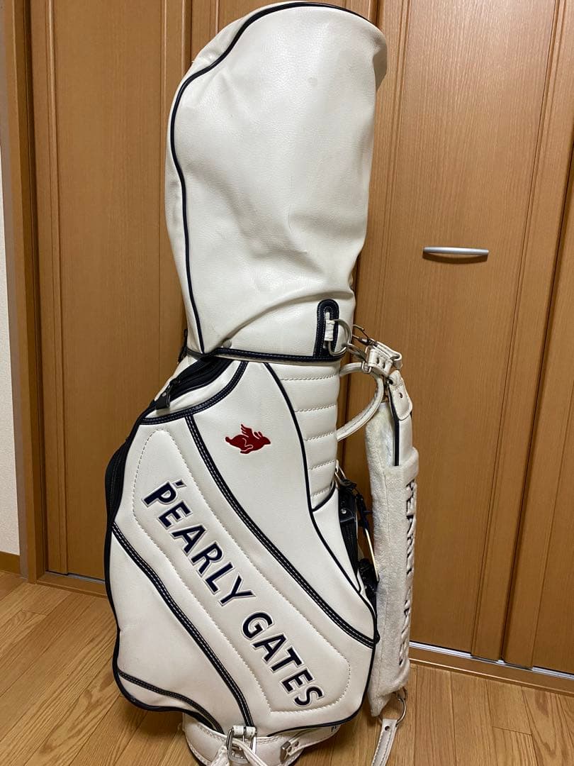 PEARLY GATES キャディバッグ ホワイト