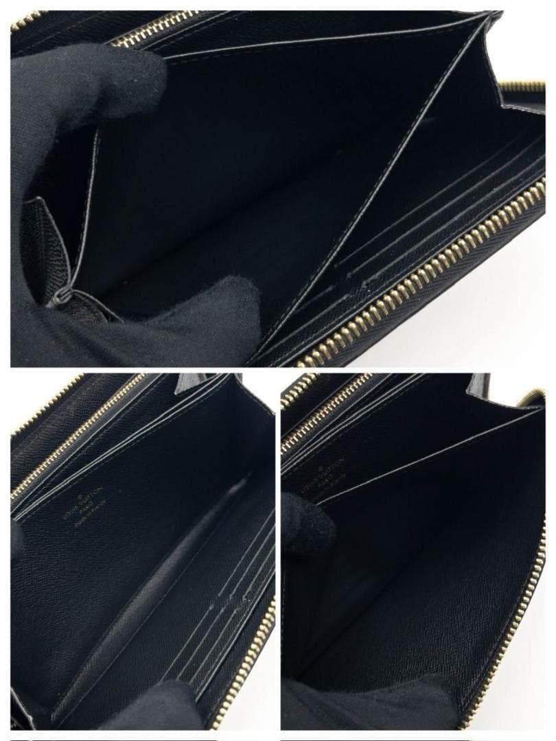 【超極美品】ルイヴィトン　新型ジッピーウォレット　エピ　長財布　黒　ゴールド金具