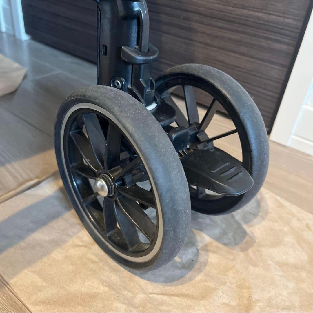 【美品】コンビ スゴカル 4キャス エアー エッグショック HK ライトグレー