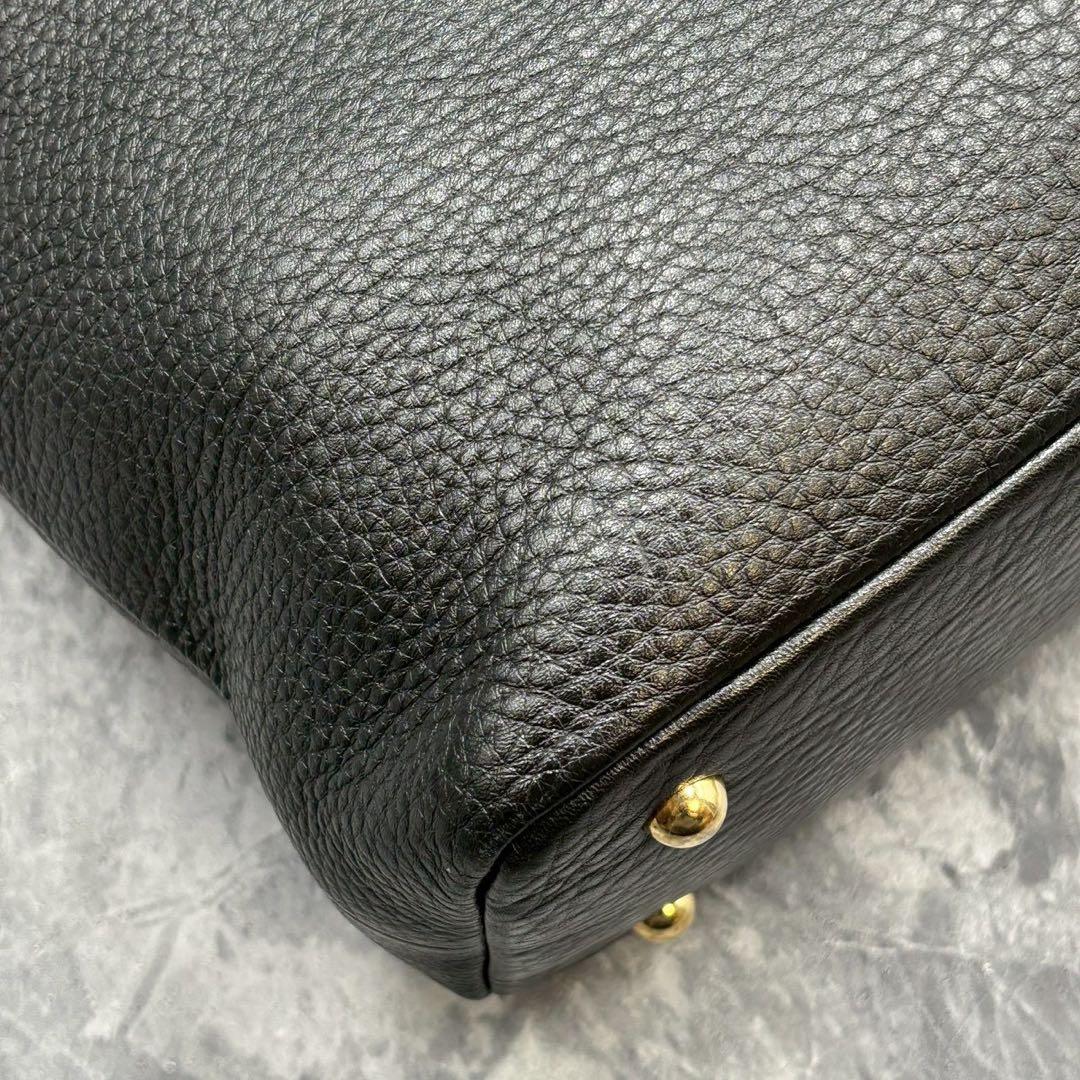 美品】Beato Rosso ベアートロッソ 2way レザー トートバッグ 黒