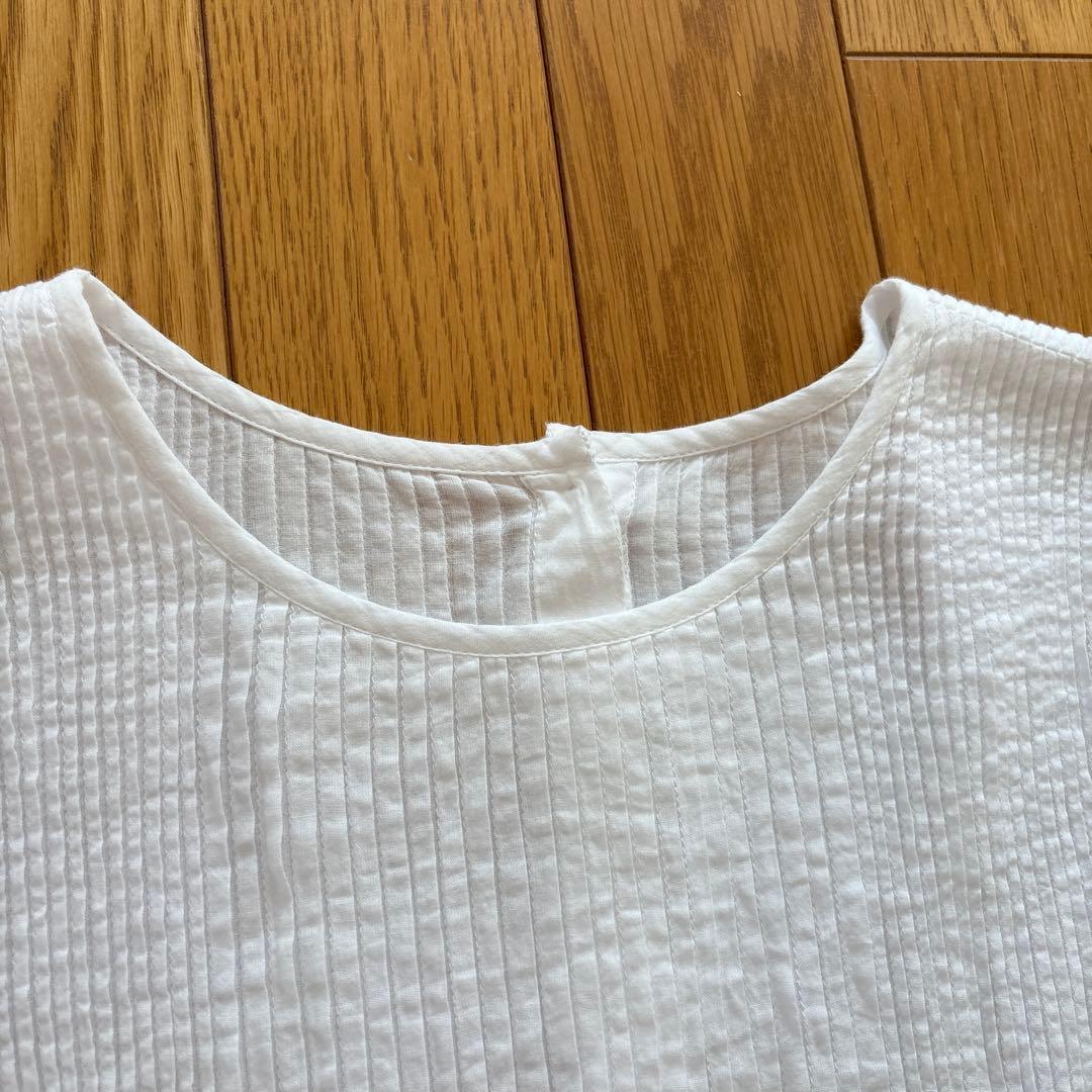 A*a様 maison de soil ミニピンタッククルーネックシャツ