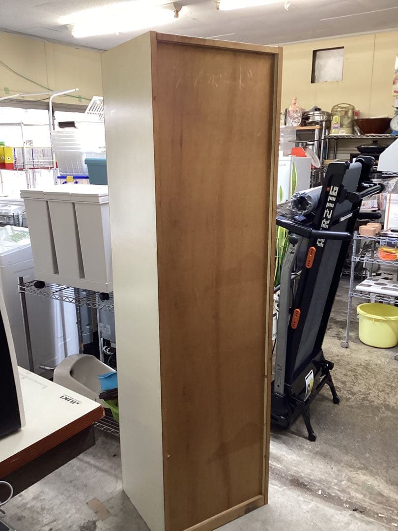 昭和レトロ 本棚 引き出し4段 レトロポップ 食器棚 飾り棚 シェルフ オレンジ