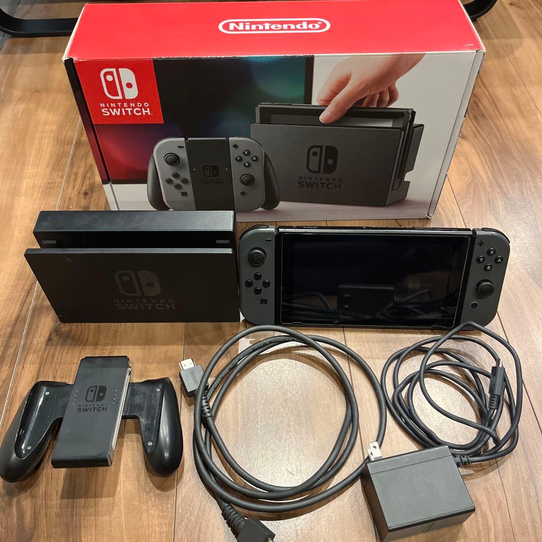 Nintendo Switch 本体 2018年製箱付き128GBマイクロSD付