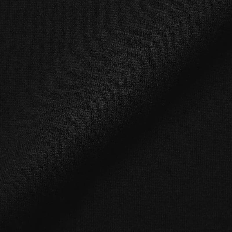 MUJI Labo S自然の色を生かして染色したカシミヤタートルネックセーター黒