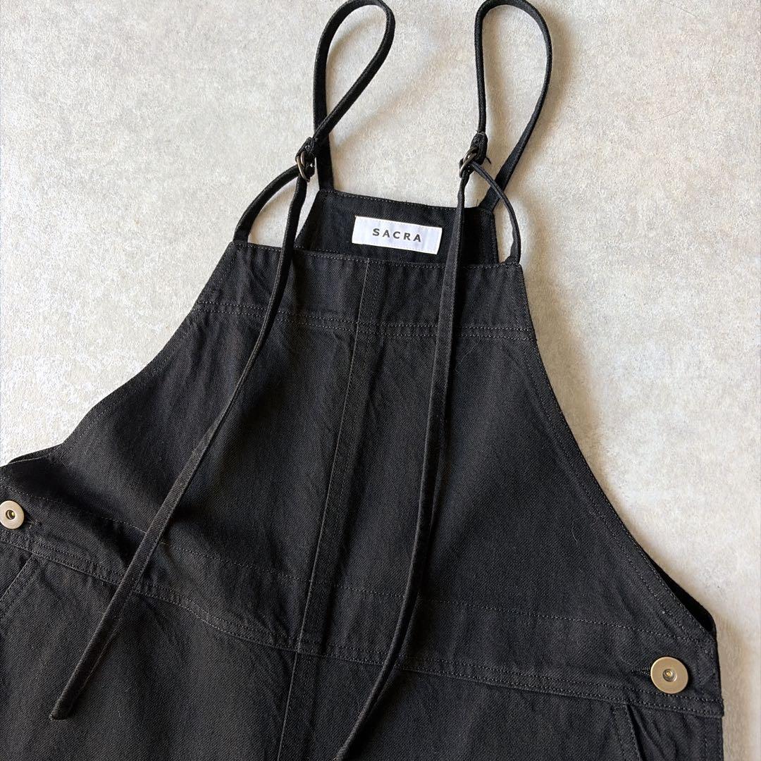 未使用級 サクラ SACRA ヴィンテージ デニム サロペット オーバーオール
