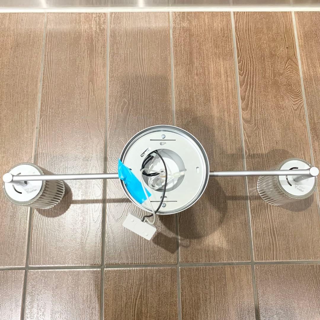 2点 ヤマギワ 3灯 スポットライト 照明 ペンダント ライト ガラス ランプ