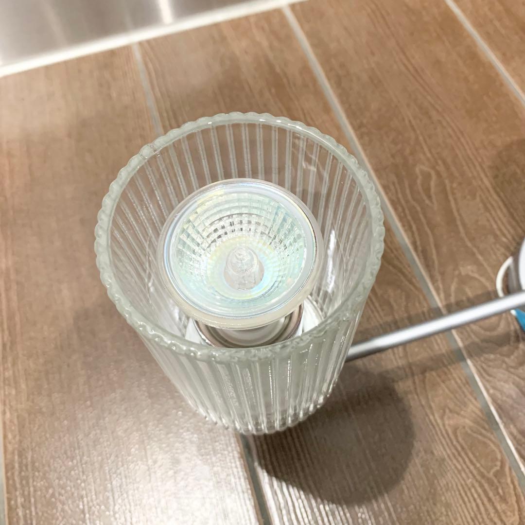 2点 ヤマギワ 3灯 スポットライト 照明 ペンダント ライト ガラス ランプ