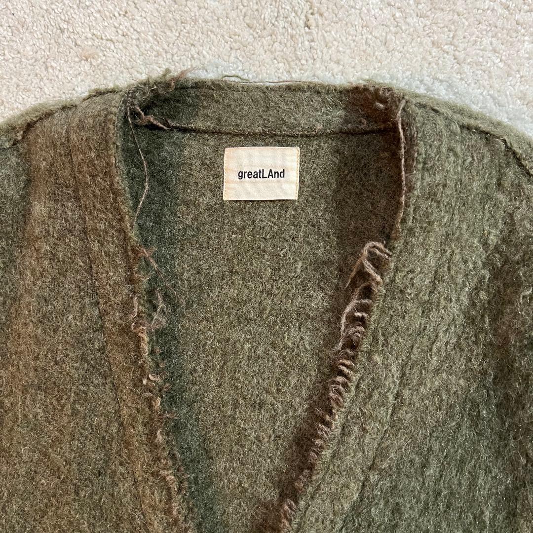 トップス greatLAnd Grungeman Cardigan Jacket