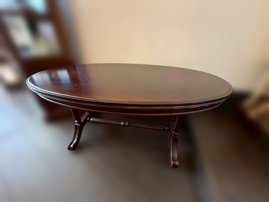 【お値引き中】マルニ ダイニングテーブル 楕円 木製 ヴィンテージ　ローテーブル