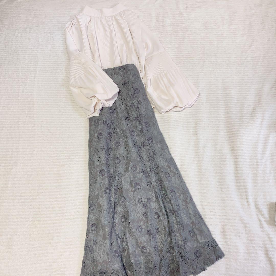 レディースまとめ売り　大人フェミニン　ブルー　花柄