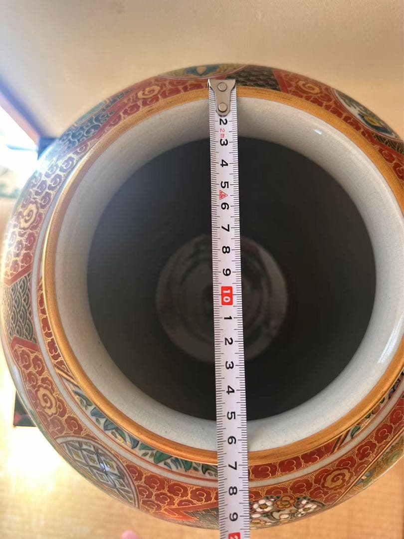 九谷庄三祥文 大 花瓶