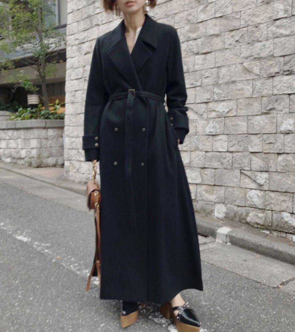 最終価格　BELT FLARE LONG COAT