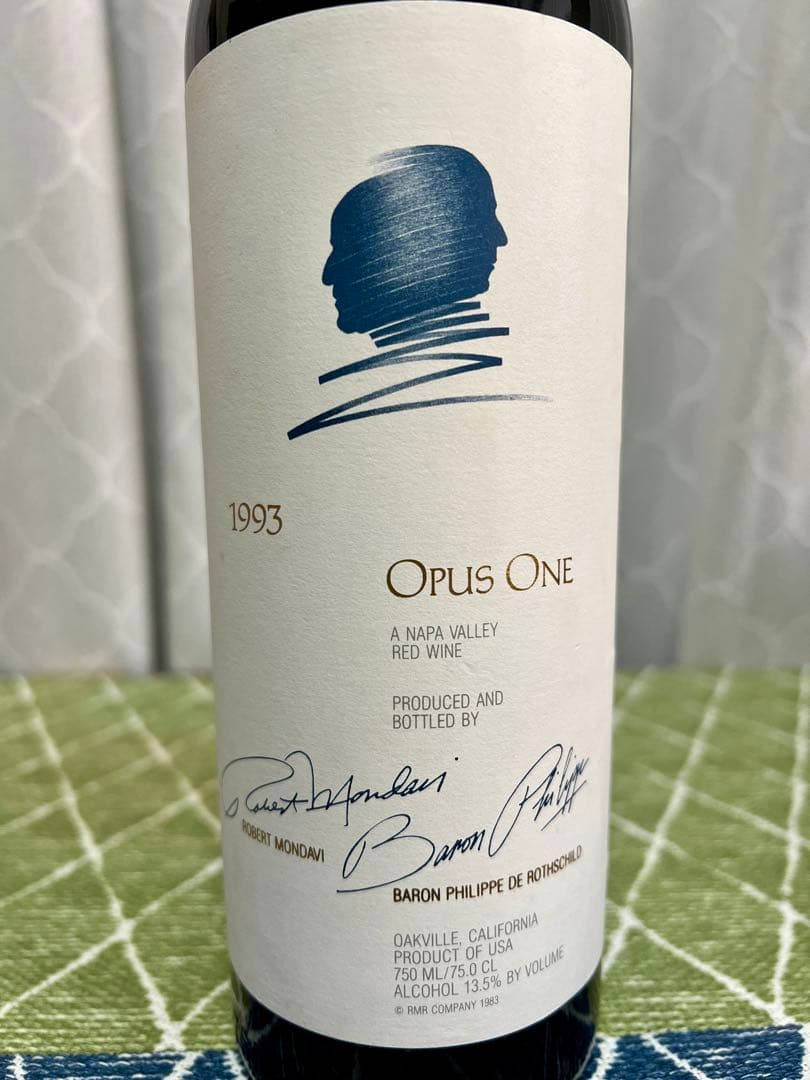 オーパスワン　1993 OPUS ONE ナパバレー 赤ワイン　93年(希少)