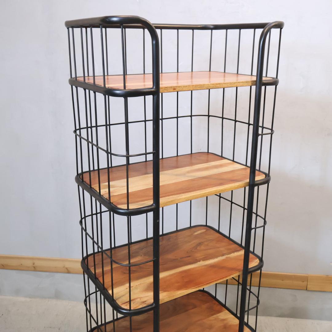 SPICE OF LIFE 5段ワゴンラック ブルックリンスタイル シェルフ