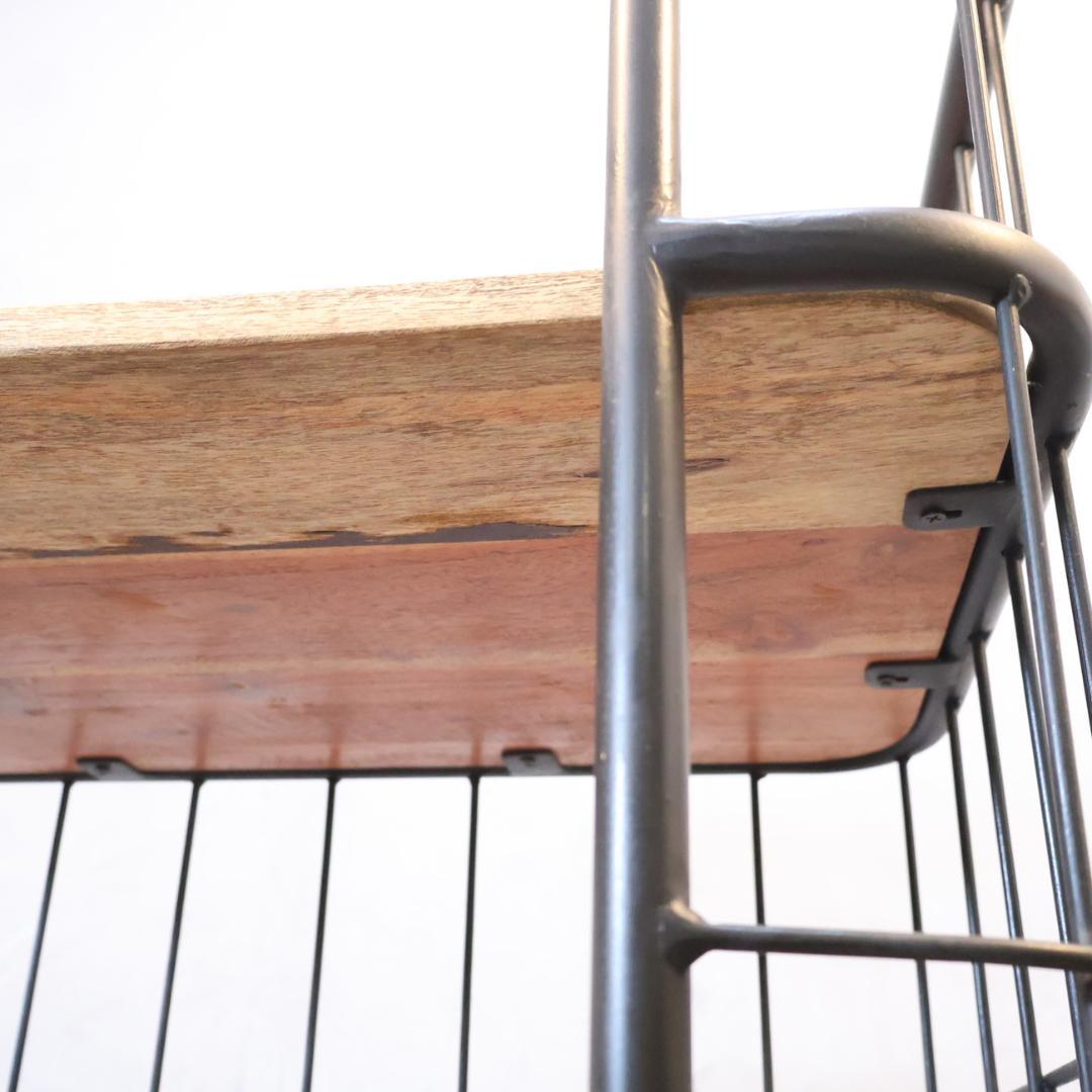 SPICE OF LIFE 5段ワゴンラック ブルックリンスタイル シェルフ