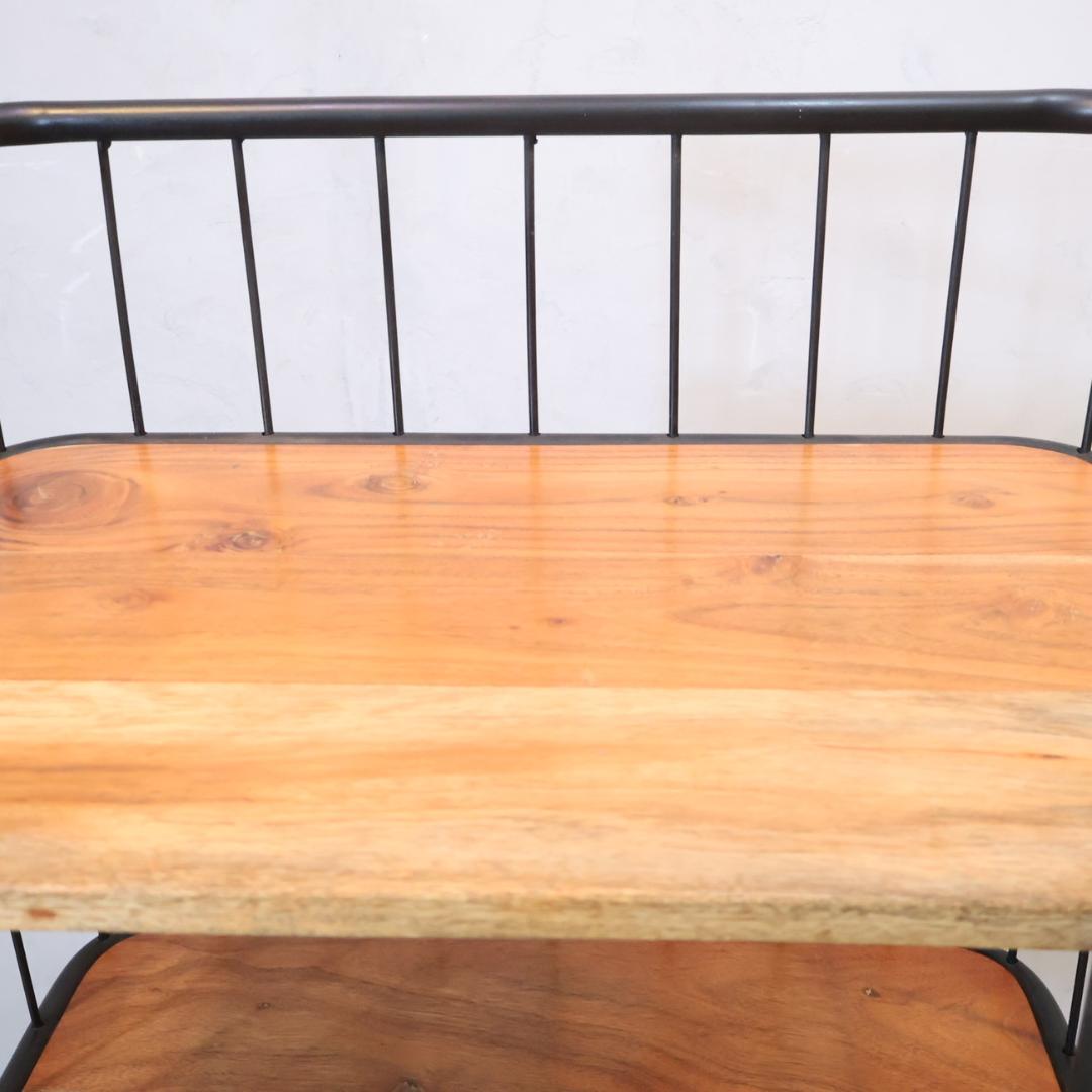 SPICE OF LIFE 5段ワゴンラック ブルックリンスタイル シェルフ