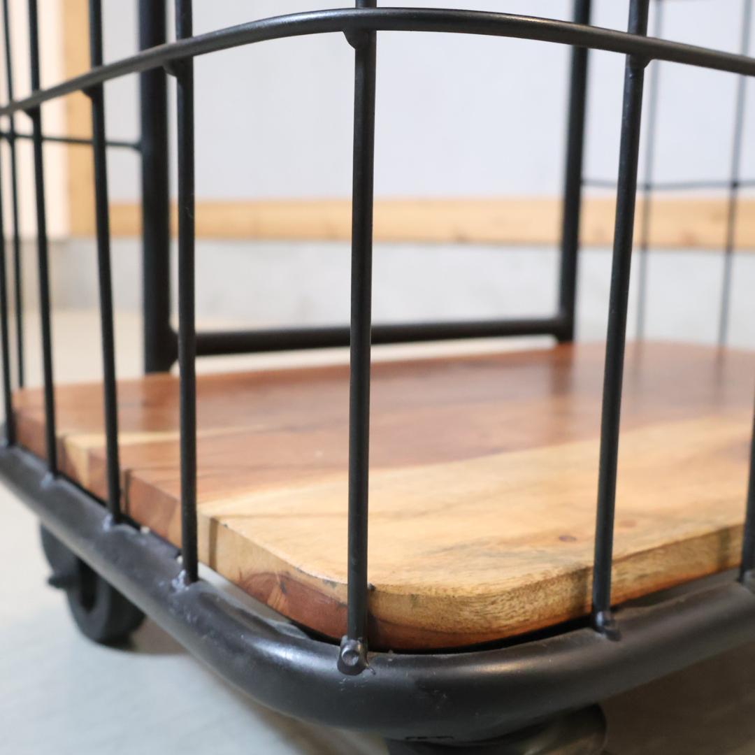 SPICE OF LIFE 5段ワゴンラック ブルックリンスタイル シェルフ