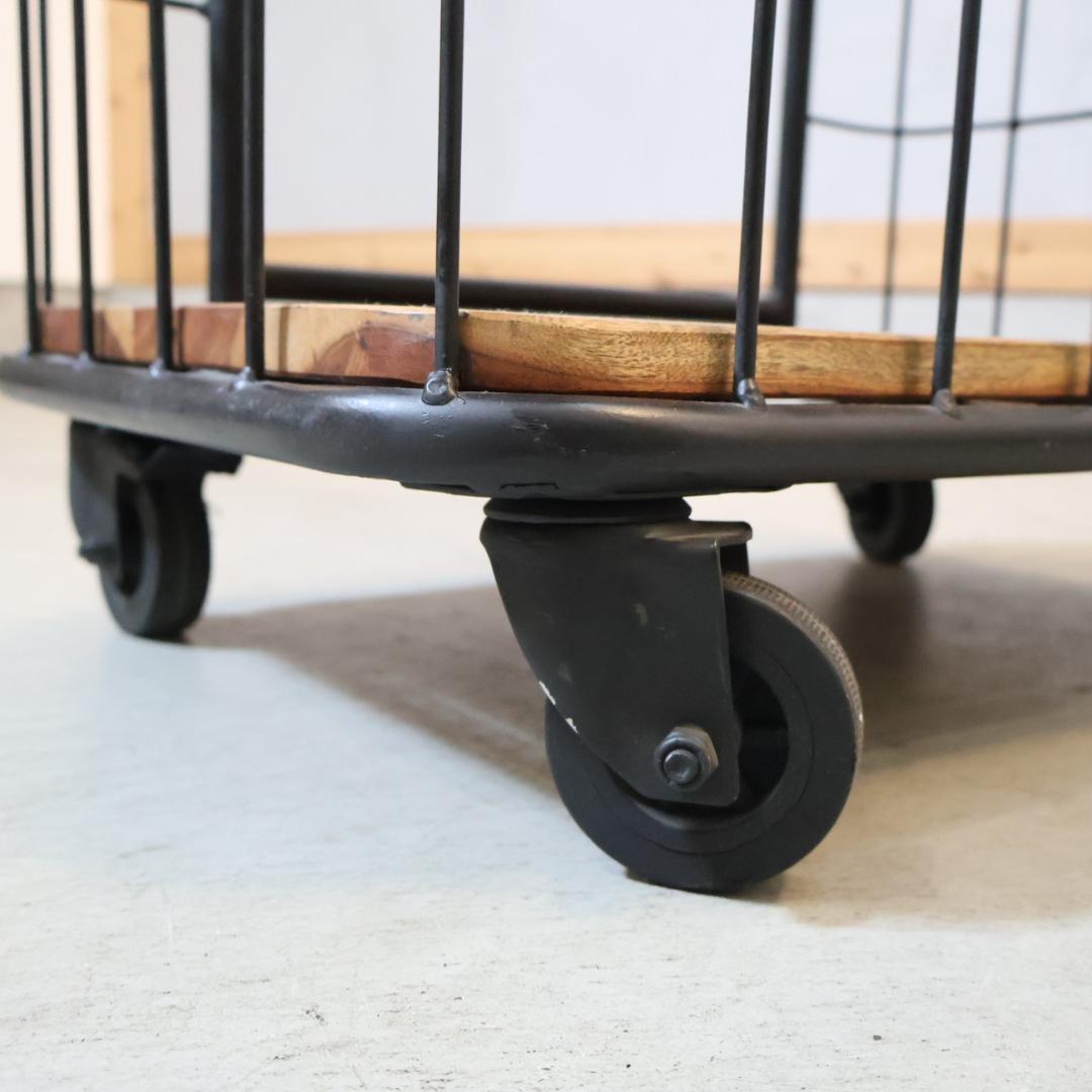 SPICE OF LIFE 5段ワゴンラック ブルックリンスタイル シェルフ