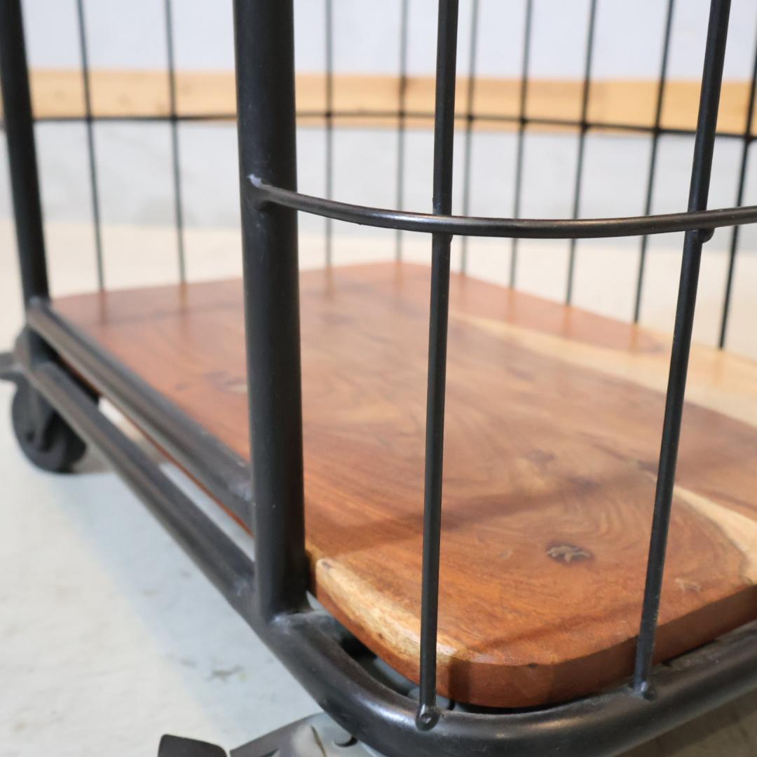 SPICE OF LIFE 5段ワゴンラック ブルックリンスタイル シェルフ