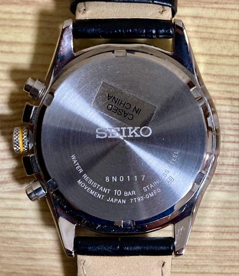 SEIKO セイコー クロノグラフ 7T92-0MF 動作確認済み