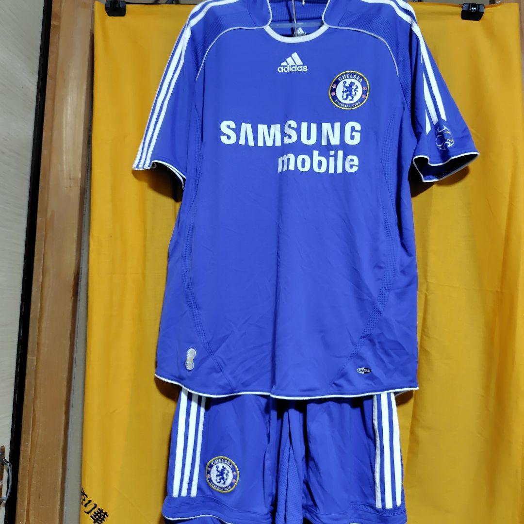 CHELSEA FC adidas サッカーユニフォーム　上下セット　Oサイズ