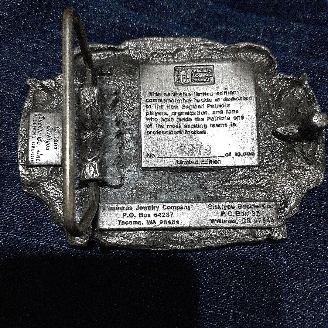 NFL ニューイングランドペイトリオッツ　バックル