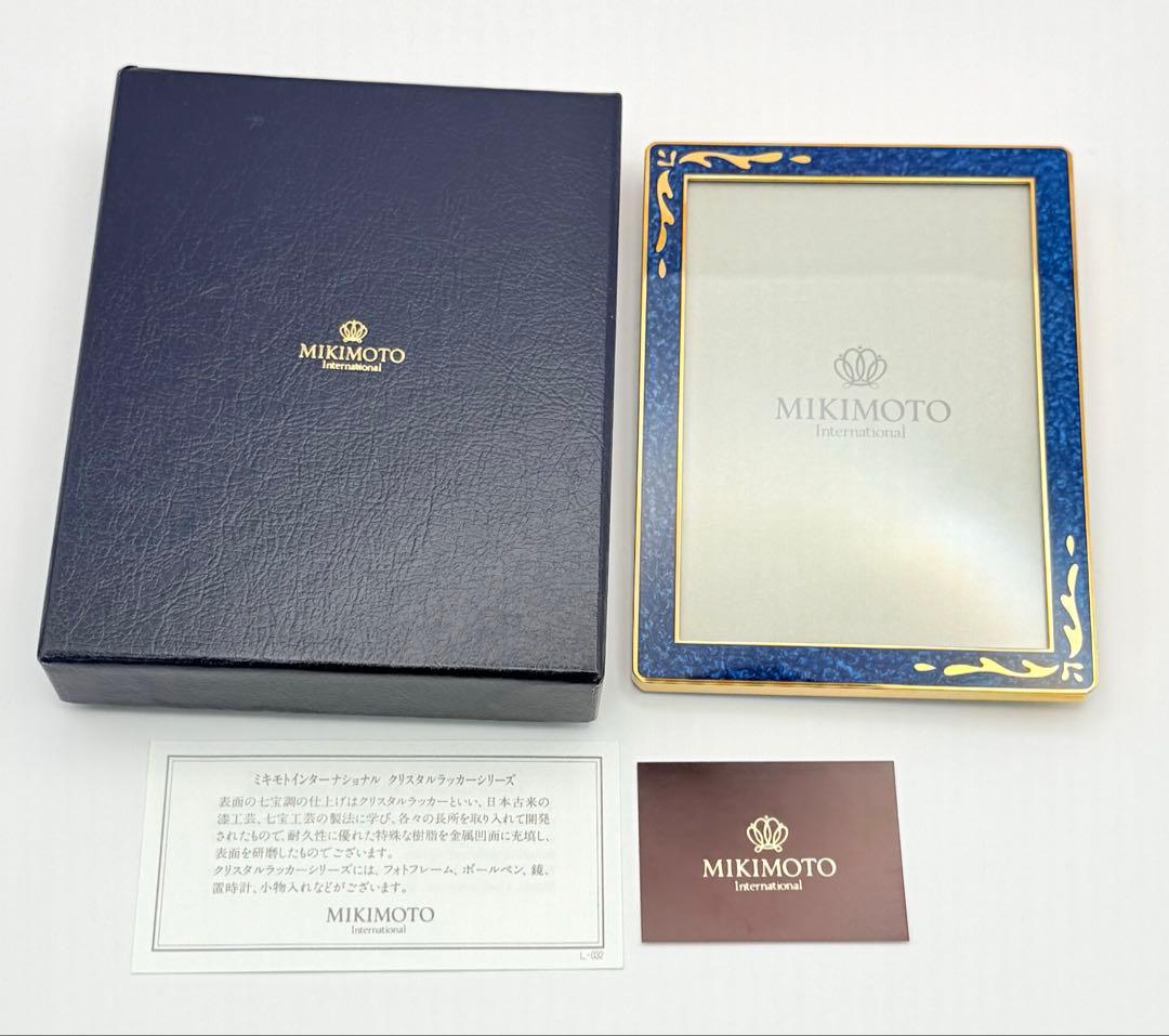ミキモト インターナショナル　クリスタルラッカー フォトフレーム