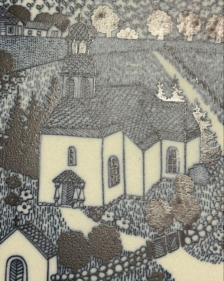 ARABIA ウオシッキネン アラビア100周年記念プレート1973年(100)