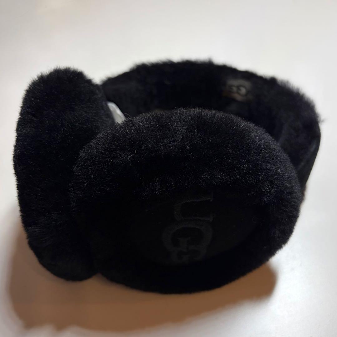 UGG アグ イヤーマフ ブラック ムートン耳あて